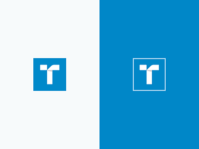Turnstone Securities fold icon letter logo mark monogram shadow square turn