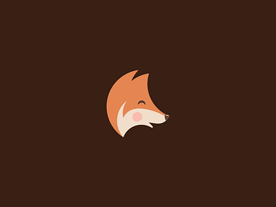 Fox animal fox icon illustration logo mark