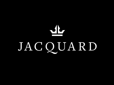 Jacquard crown custom elegant icon j logo luxury music musician q