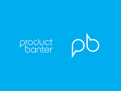Product Banter bubble chat conversation custom type letters monogram pb product speech talk