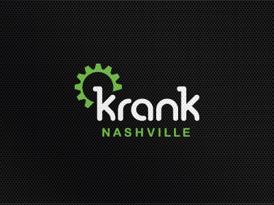 Krank crank gear krank logo nashville sprocket workout