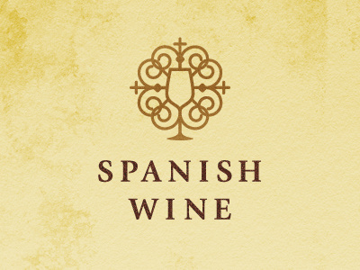 Spanish Wine burr fun ink kevin logo ocular ornate spanish wine