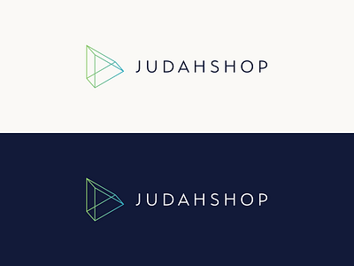 JudahShop 3d button cube depth design icon logo mark motion play triangle