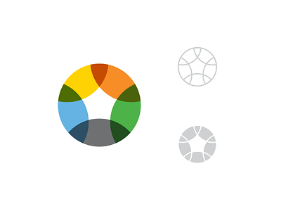 Logo Mark Test circle color icon intersect letter logo mark monogram multiply o overlay