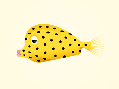 Box Fish fish gillustration gillustrations marine ocean sea water