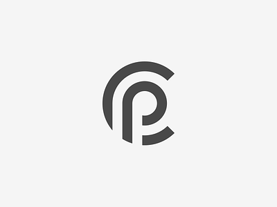 C / P branding c cp geometric geometry icon logo mark monogram p