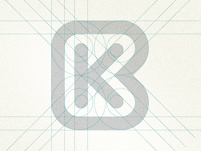 KB Mark burr ink kb kevin logo mark monogram ocular