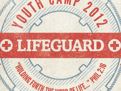 Lifeguard Youth Camp T-shirt camp cross lifeguard red shirt t shirt tshirt vintage worn youth