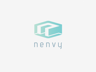 Nenvy (unused) app burr icon ink kevin logo mark mobile monogram nashville ocular software