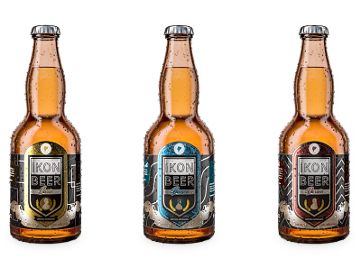 CGI Beer bottles 3d art design