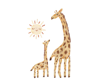 Giraffe Love