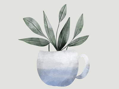 Plant in a cup