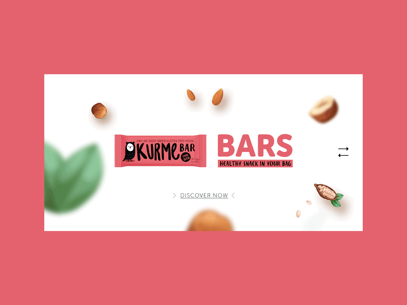 Kurme Snacks illustraion snack ui uidesign web design