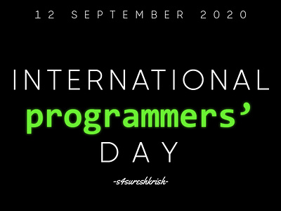 International Programmers Day