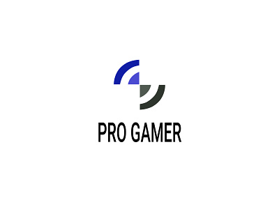 Pro Gamer art branding design flat icon logo minimal typography ui