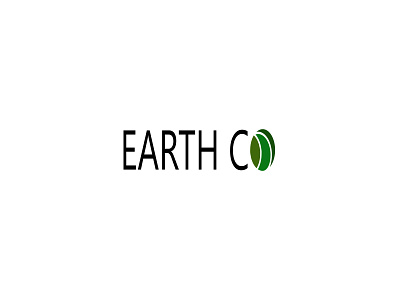 Earth Co branding design flat icon logo minimal