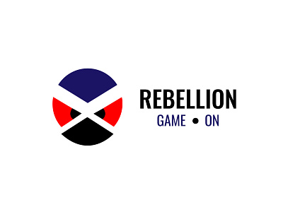 REBELLION art branding design flat icon illustrator logo minimal ui vector