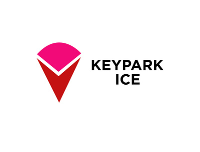 Keypark Ice art branding design flat icon illustrator logo minimal ui vector