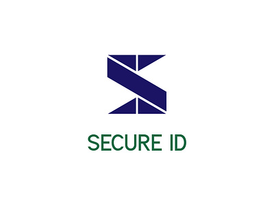 Secure ID art branding design icon illustrator logo minimal typography ui vector