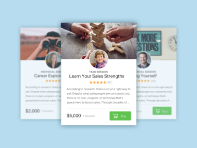 Coaching Service Cards