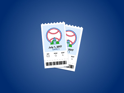 Baseball Tickets baseball mlb phillies retro sports stub ticket ticket icon tickets