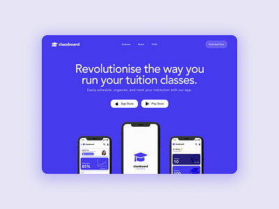 Mobile App Landing Page