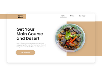 Dapur Ibu Arka: Food Website Design