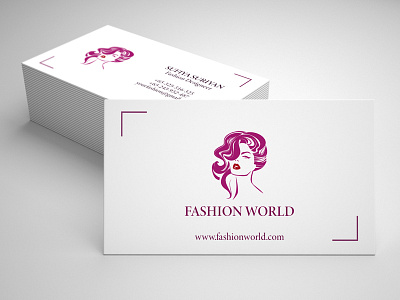 Stylish Business Card Design. branding fashion illustration graphicdesign logo print design