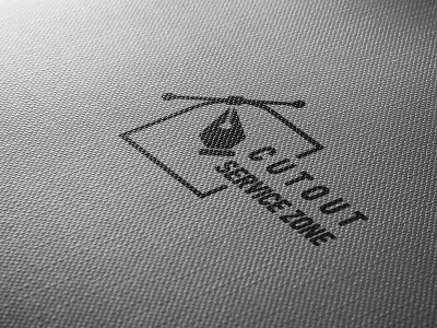Cutoutservicezone Logo branding design flyer graphic design graphicdesign illustration logo print design typography vector