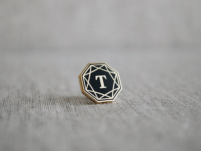 Official Pin logo mark pin swag tradesy