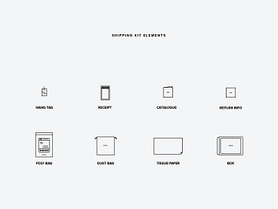 Shipping Kit Icons