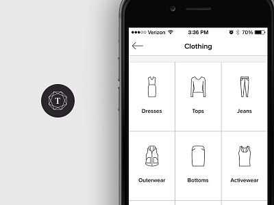 Tradesy App Icons app fashion icons tradesy