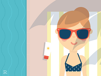 Feels like summer beauty bikini dermatology health lounging pool poolside shade skin care sunscreen water