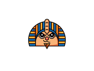 Phat Pharaoh branding cartoon design icon illustration logo mascot pharaoh pizza restaurant vector