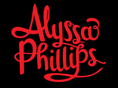 ampddesigns alyssa phillips ampddesigns illustrated typography script