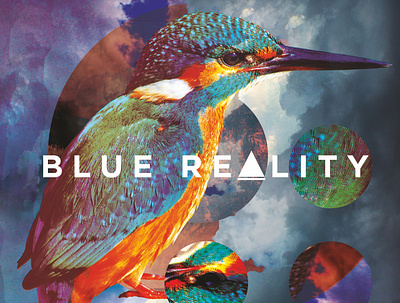 BLUE REALITY | album cover album album art branding design graphic design illustration illustration art metal music surreal art