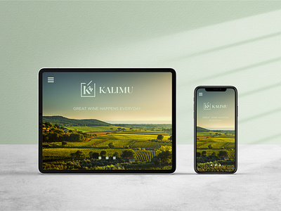 Digital designs for Kalimu Vineyards app design brand creation branding designstudio digital digital design digital designer grape graphicdesign green logos mobile mobile design mobile designer vineyard webdesign wine