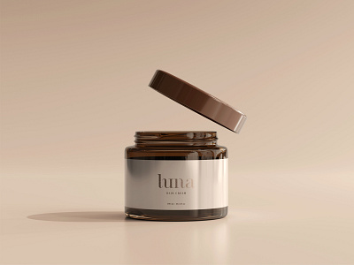 Luna Hair Cream Packaging