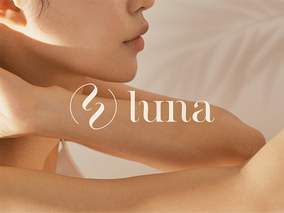 Luna Hair & Beauty Logo beauty branding beauty logo brand creation brand identity branding cosmetic branding cosmetic logo designstudio feminine logo graphicdesign logo logos luxury logo minimal branding minimal logo skincare logo