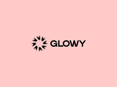 Glowy Cosmetics Logo beauty branding beauty logo brand creation branding cosmetic branding cosmetic logo logo logos skincare branding skincare logo