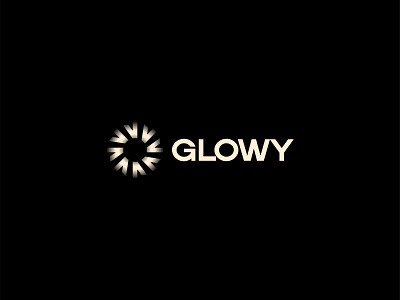 Glowy Cosmetics Logo beauty logo brand creation branding cosmetic emblem cosmetic logo logo design logo ideas logos minimal logo skincare logo