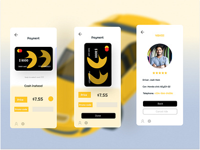 Yay ride cab app- payment method branding branding design figma design icon ios app design minimal mobile ui mockup motion payment app payment method ui uidesign uiux ux uxdesign yayride