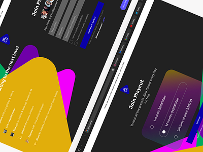 Playcut- webdesign { video editor app} app branding design design illustration login logout minimal mobile ui pricing productdesign signout signup ui uiux ux video editior web development webdesign