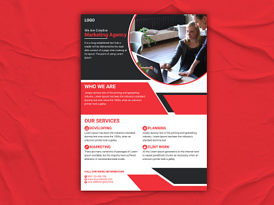 Corporate Flyer template working