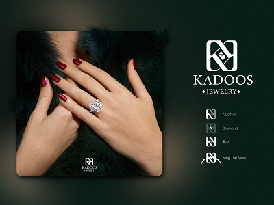 KADOOS branding design graphic design illustration jewelry logo
