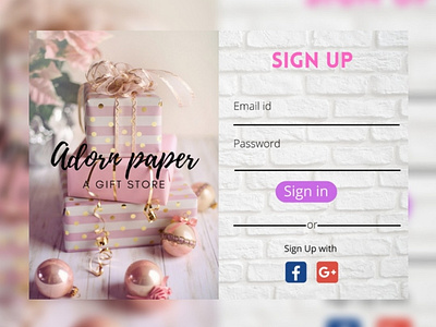 Sign up page daily ui daily ui 001