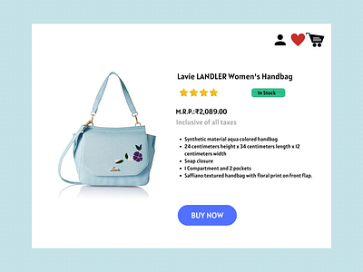 E-Commerce Shop (Single Item) #012 daily 100 challenge dailyui dailyuichallenge