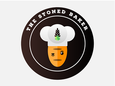 Logo for The Stoned Baker (baking/cannabis brand)