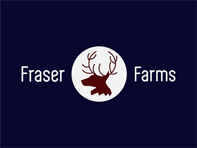 Logo for Fraser Farms brand identity branding clan logo design farm farm logo farmers market farming farming logo fraser clan logo logo design logotype minimalist logo weed weed logo