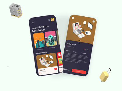 Hotel booking App app app design branding hotel hotel app hotel booking hotel booking app hotels app new design ui ux ui ux design web design